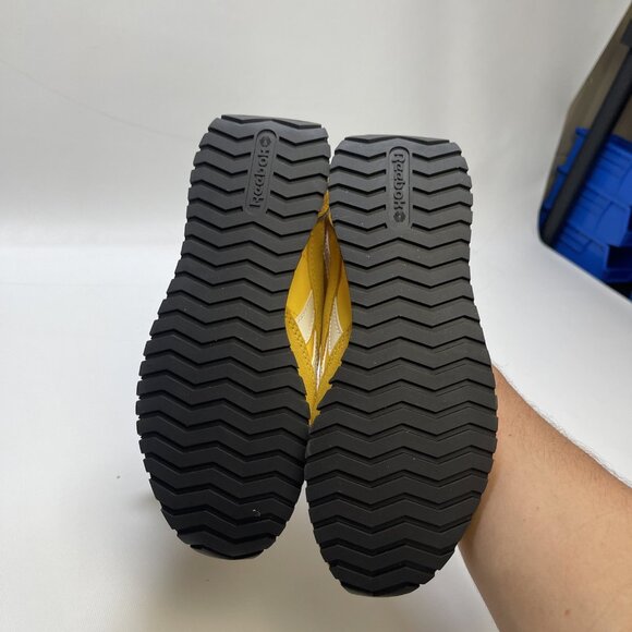 Reebok Classic AZ Women Running Casual Retro Shoes Yellow / Gold Size 7 US New - Picture 7 of 11